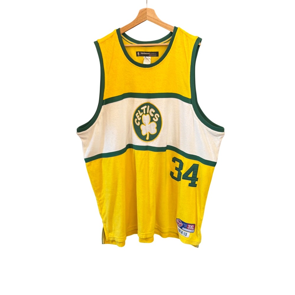Vintage Reebok Hardwood Classic Boston Celtics Terry Cloth Pierce D'funkd Jersey